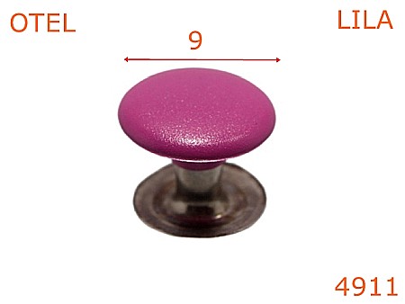 Capse rapide - 4911/Capsa rapida cu capacul vopsit-9-mm-otel--lila-----