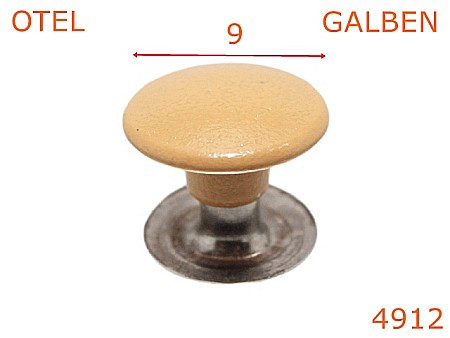 Capse rapide - 4912/Capsa rapida cu capacul vopsit-9-mm-otel--galben-----