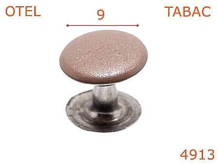 Capse rapide - 4913/Capsa rapida cu capacul vopsit-9-mm-otel--tabac-----