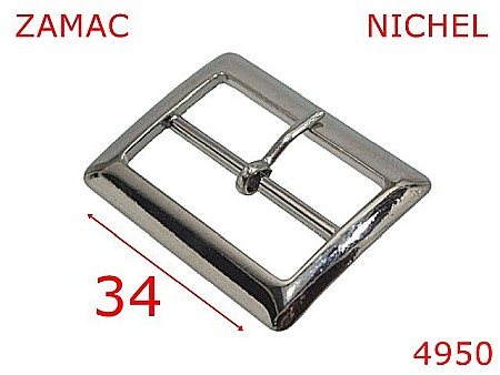 Catarame poseta - 4950/Catarama marochinarie sau incaltaminte-34-mm-zamac--nichel-7A2----