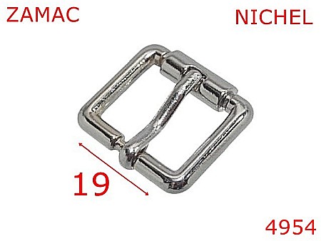 Catarame poseta - 4954/Catarama marochinarie sau incaltaminte-19-mm-zamac--nichel-6i2----