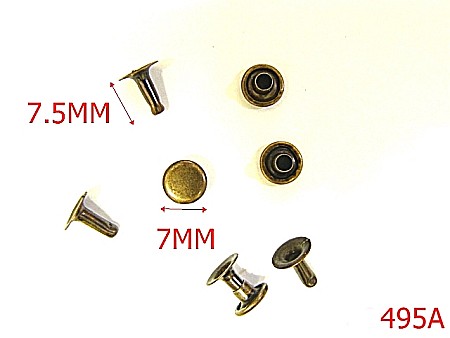 Riveti Capse rapide - 495A/CAPSA RAPIDA  -7-mm---antic-16A13----