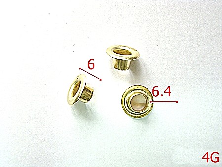 Ocheti - 4G/OCHET  6.4 MM GOLD-6.4-mm---gold---2A7-4F-J27