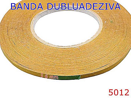 Diverse - 5012/Banda autoadeziva pentru montaj-6-mm-plastic--tansparent-----
