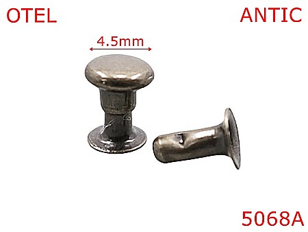 Capse rapide - 5068A/Capsa rapida simpla rivet -4.5-mm-otel--antic-----