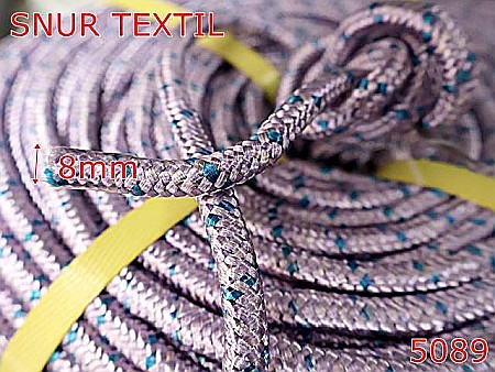Snur textil - 5089/Snur textil pentru manere genti-8-mm-polipropilena--multicolor-----