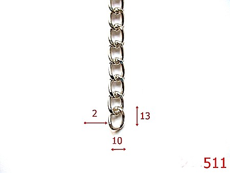 Lant poseta - 511/LANT POSETA-10-mm-2-nichel---7H6--O5