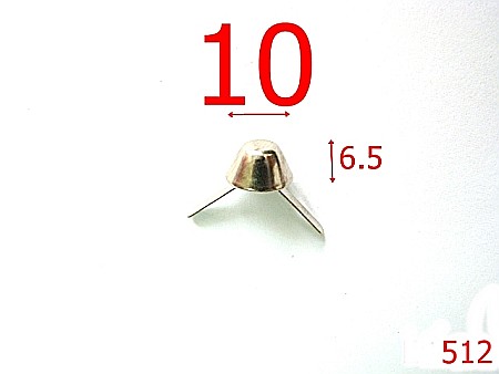 Picioruse fund - 512/PICIORUSE TRONCONICE 10 MM-10-mm---nichel---4K5/4I6--I33