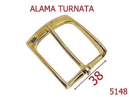 Catarame - 5148/Catarama rezistenta pentru curea barbatesca-38-mm-alama--alama-----