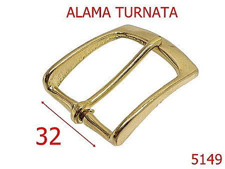 Catarame - 5149/Catarama rezistenta pentru curea barbatesca-32-mm-alama--alama-----