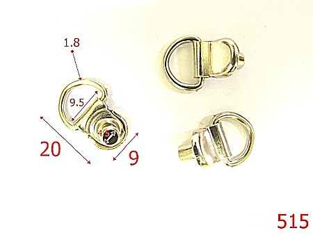 Inele - 515/CAPSA SIRET RAMBO 1-20X6-mm---nichel--15A1----A38