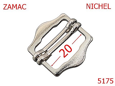 Noutati - 5175/Catarama Reglaj Pentru Confectii-20-mm-zamac--nichel---1b2