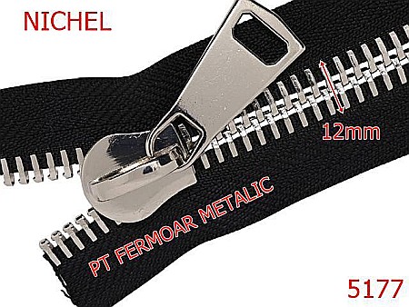 Noutati - 5177/Cursor No 12 Pentru Fermoar Metalic-NO 12--zamac--nichel-----