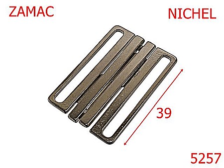 Noutati - 5257/Inchizatoare Pentru Elastic Lat-39-mm-zamac--nichel-14L8----