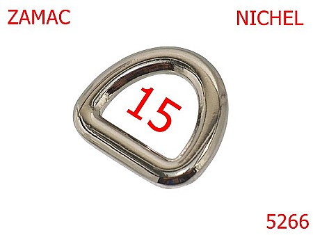 Noutati - 5266/Inel D Zamac Turnat Pentru Pielarie-15-mm-zamac--nichel--3f3