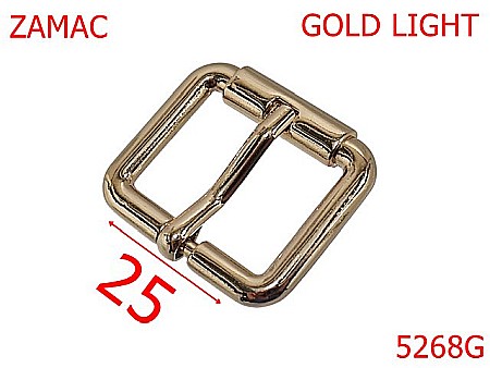 Noutati - 5268G/Catarama Turnata Din Zamac Pentru Marochinarie -25-mm-zamac--gold light-6i2