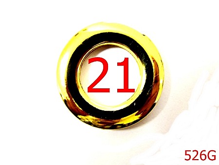 Ocheti - 526G/OCHET ZAMAC 21MM NIKEL-21-mm---gold-----N26