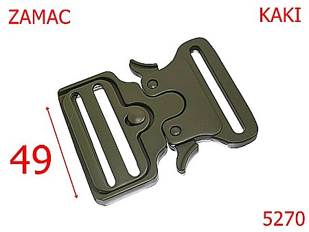 Noutati - 5270/Trident Centura Armata-49-mm-zamac--kaki-----