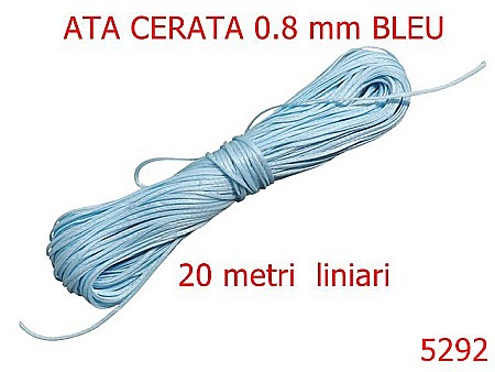Ata Pentru Cusut - 5292/Ata Cerata Pentru Cusut Manual-0.8-mm-poliester--bleu -----