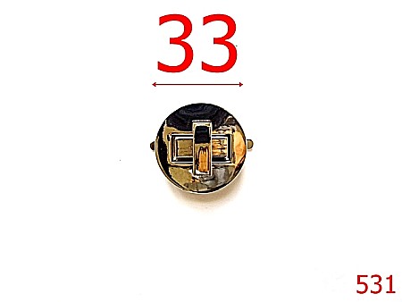 Inchizatori poseta - 531/INCHIZATOARE-33X33-mm---nichel-----