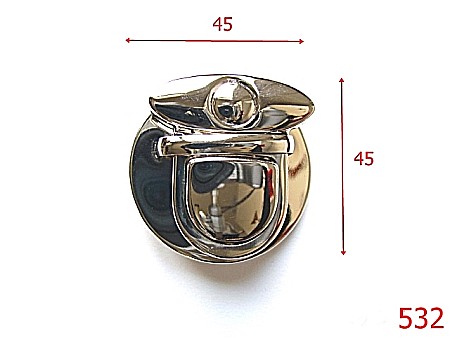 Inchizatori poseta - 532/INCHIZATOARE-45X45-mm---nichel---12K1-12L10-