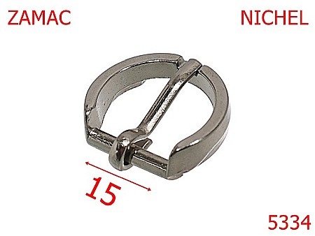 Noutati - 5334/Catarama Potcovita Pentru Articole Mici Marochinarie-15-mm-zamac--nichel--6i7