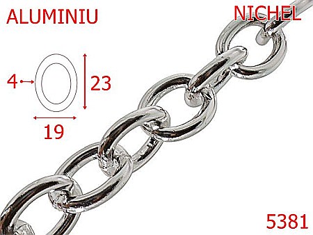Noutati - 5381/Lant Aluminiu Poseta Si Genti-19-mm-aluminiu--nichel-14A4