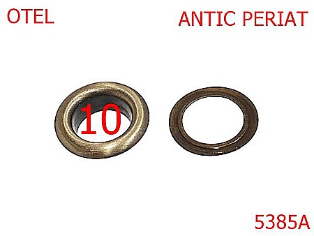 Ocheti - 5385A/Ochet Pentru Marochinarie-10-mm-otel--antic periat-----
