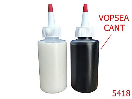 Accesorii metalice pentru marochinarie - 5418/Vopsea Cant Pielarie-100mL----negru-----