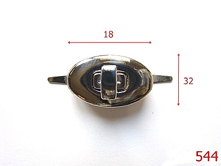 Inchizatori poseta - 544/INCHIZATOARE-32X18-mm---nichel---12H3--P40