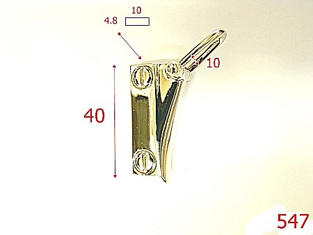 Sustinatori poseta - 547/SUSTINATOR LATERAL SERVIETA-10-mm---nichel---3L8-6B8-H27