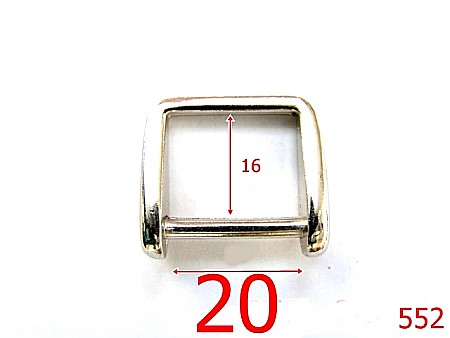 Inele dreptunghiulare - 552/INEL POSETA-20-mm---nichel-----