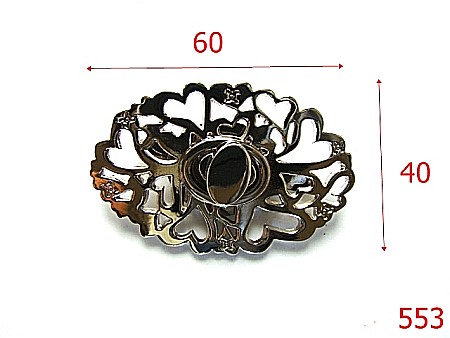 Inchizatori poseta - 553/INCHIZATOARE  POSETA 60X40 NIKEL-60X40-mm---nichel-----