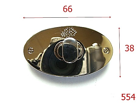 Inchizatori poseta - 554/INCHIZATOARE  POSETA 66*38 NIKEL-66X38-mm---nichel-12K6----P4