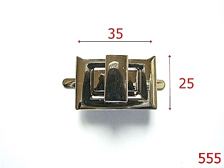 Inchizatori poseta - 555/INCHIZATOARE  POSETA 35*25  NIKEL-35X25-mm---nichel-----J24