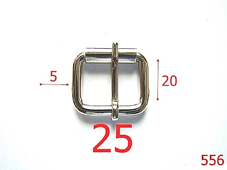 Catarame rola si 1 cui - 556/CATARAMA CU ROLA 25*5 NIKEL-25-mm-5-nichel-7E.3-7i4 -7A5-6F3--U33