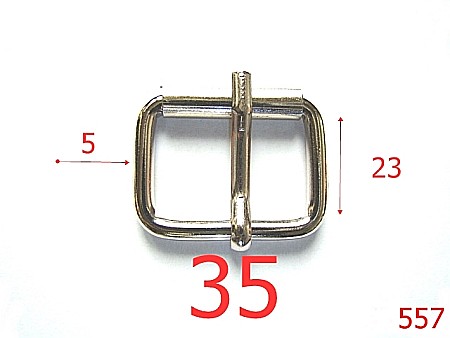 Catarame rola si 1 cui - 557/CATARAMA CU ROLA 3.5 * 5 NIKEL-35-mm-5-nichel-7E.3--7C3-6J3--M6