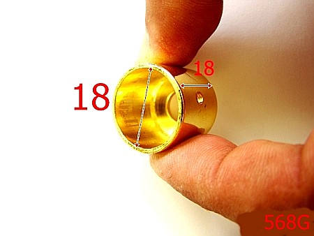 Clopotei poseta - 568G/CLOPOTEL CIUCURE DESCHIDERE 18 MM GOLD-18-mm---gold-15B3--3H7--K37