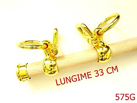 Inchizatori poseta - 575G/RAMA ROTUNDA DIN LEMN LUNGIME 33 CM-330-mm---gold-----