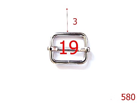 Catarame cu reglaj - 580/CATARAMA CU REGLAJ/20MM*3MM/NIKEL-19-mm-3-nichel--1D6-1C2-6K1/7F5-6C8-B4