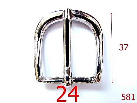 Catarame - 581/CATARAMA CUREA 2.4 CM/NIKEL-24-mm---nichel-----T3