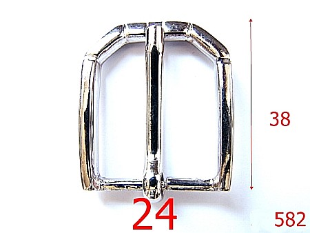Catarame - 582/CATARAMA CUREA 2.4 CM/NIKEL-24-mm---nichel-----T2