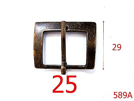 Catarame poseta - 589A/CATARAMA 2.5 CM ANTIK-25-mm---antic---6C5--F36