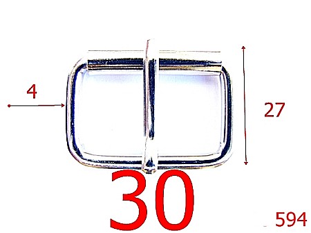 Catarame rola si 1 cui - 594/CATARAMA CU ROLA 30MM S4MM NIKEL-30-mm-4-nichel-7F1-7F7-7H3- 7E4--M15