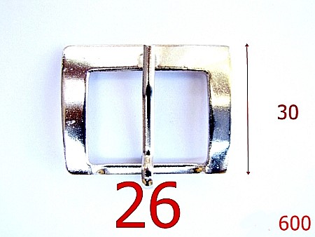 Catarame - 600/CATARAMA 26 MM TABLA /NIKEL-26-mm---nichel-6D8--6A2--T26