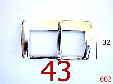 Catarame - 602/CATARAMA 43MM ZAMAK /NIKEL-43-mm---nichel---6E2--O11