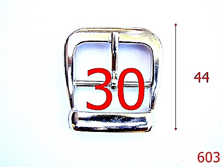 Catarame - 603/CATARAMA  3 CM ZAMAK /NIKEL-30-mm---nichel-6H2-6H7-6F8-7A5-7E3-6A3--A37