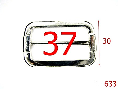 Catarame cu reglaj - 633/CATARAMA REGLAJ 37 MM-37-mm---nichel--1C7-4i7---B9