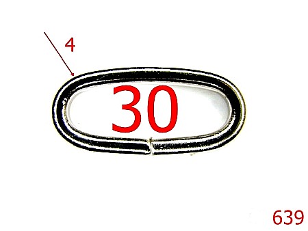 Inele - 639/INEL OVAL 30 MM-30-mm-4-nichel---3A6--B10