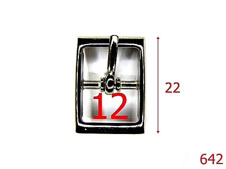 Catarame - 642/CATARMA 12 MM ZAMAK-12-mm---nichel-6E5.-6H6-6F1-6A4/6B2/7F6--I14
